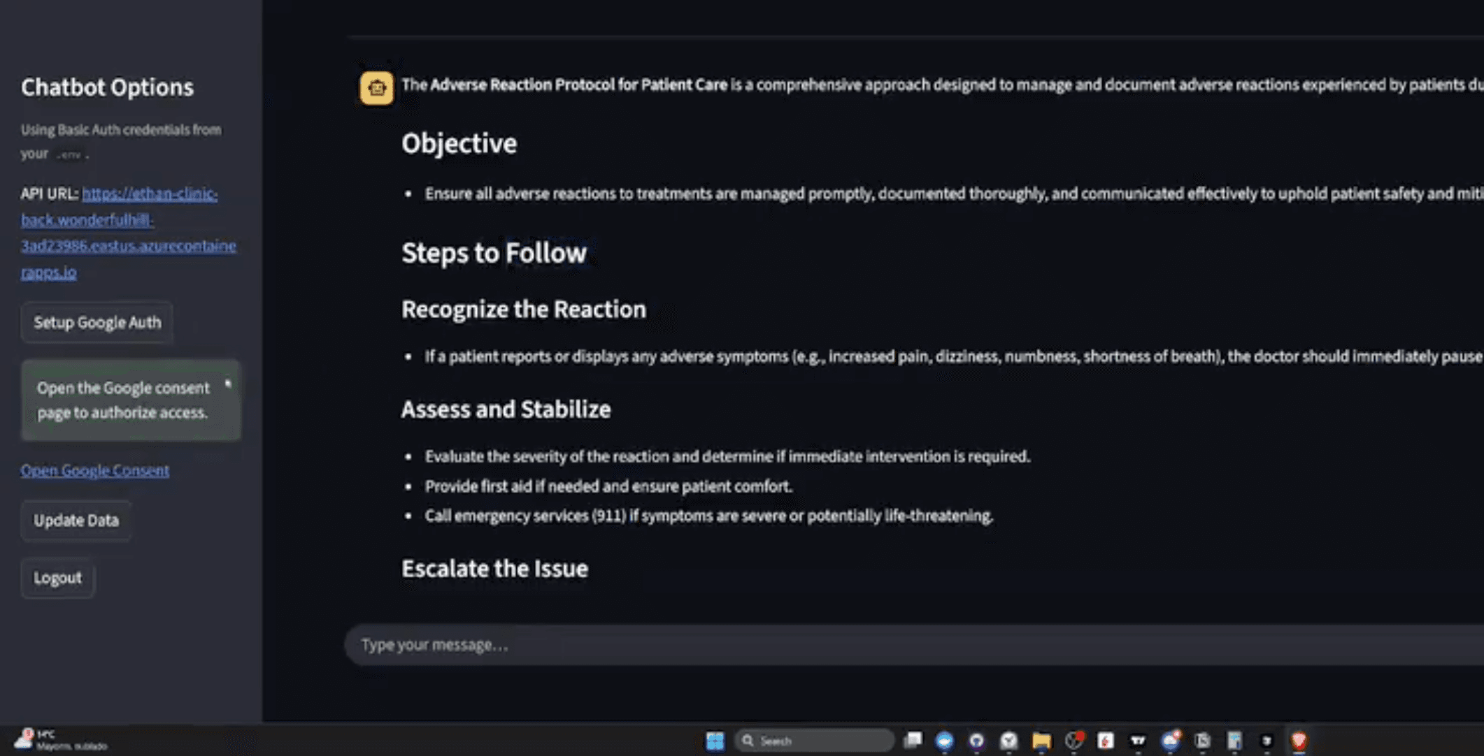 AI Chatbot for Healthcare – 40+ Hours Saved Per Month
