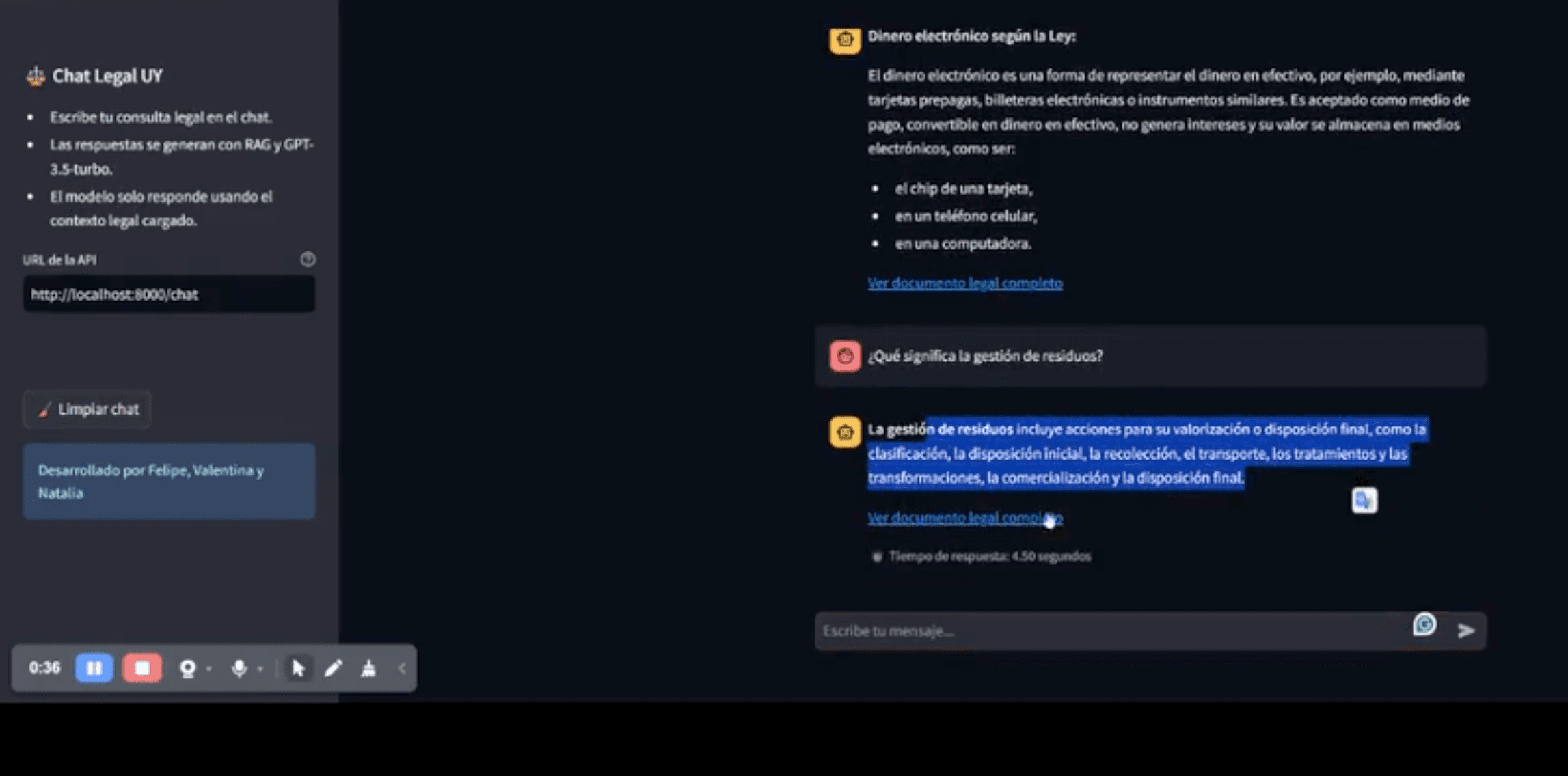 AI Legal Chatbot (Uruguay) – 60+ Hours Saved Per Month